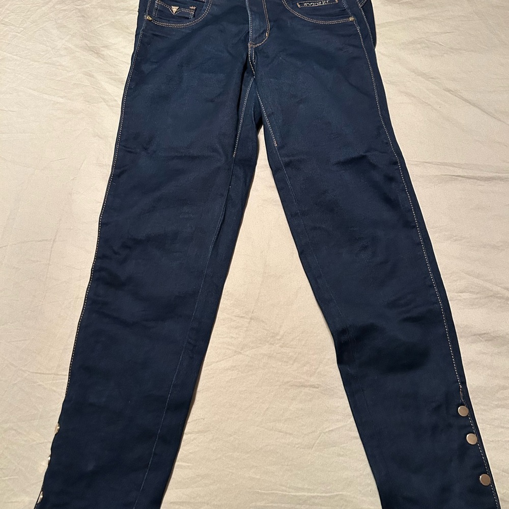 Women's Columbian Dark Blue Jeans